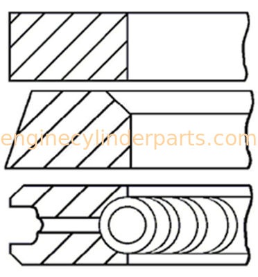 RIK 80MM Piston Ring Set For BEDFORD Astra Van 00154N0