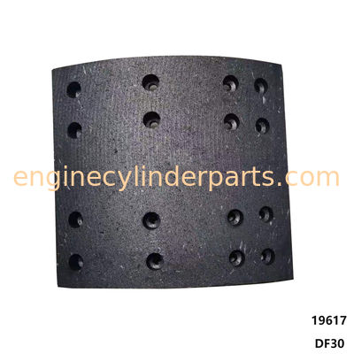 Wva 19617 19618 Drum Brake Shoe Brake Lining For DAF Truck