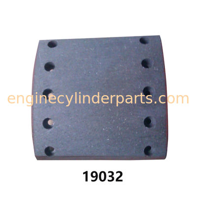 Truck Spare Parts Brake Shoe Linings For MERCEDES BENZ WVA 19032 None Asbesto