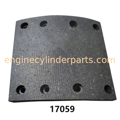 Truck Spare Parts Brake Linings For MERCEDES BENZ WVA 17059 None Asbesto