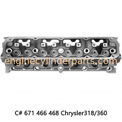 Chrysler 318 360 V8 5.2L 5.9L Cylinder Head C# 671 466 468