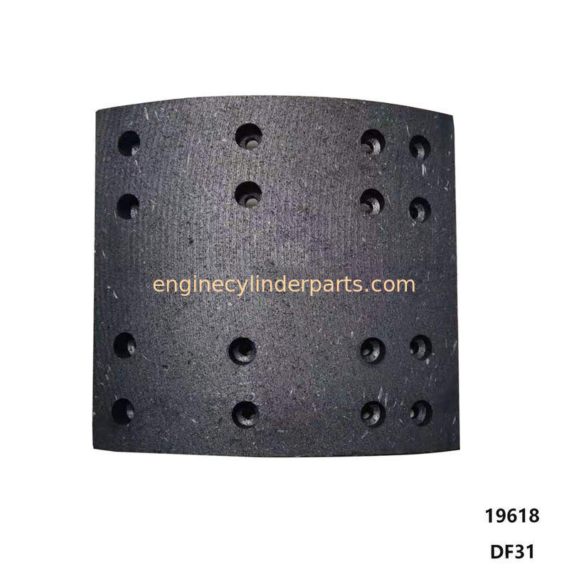 DAF Truck Brake Linings With Rivets 19618 19617 DF31 DF30