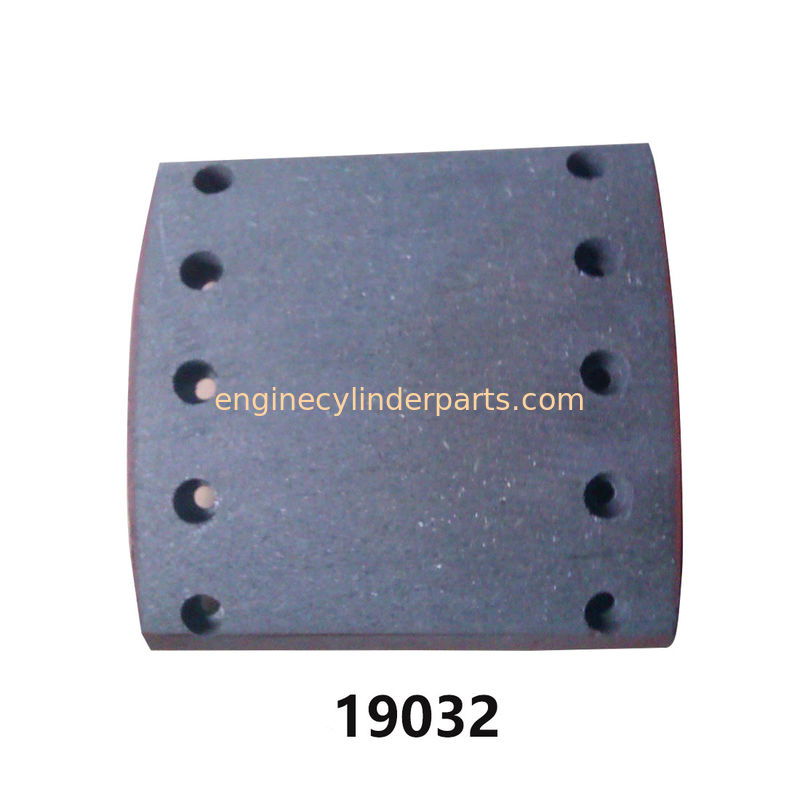 Truck Spare Parts Brake Shoe Linings For MERCEDES BENZ WVA 19032 None Asbesto