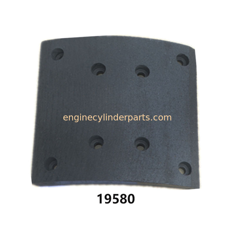 MERCEDES BENZ Truck Brake Lining With Rivets 19580 19581 MP75 MP76