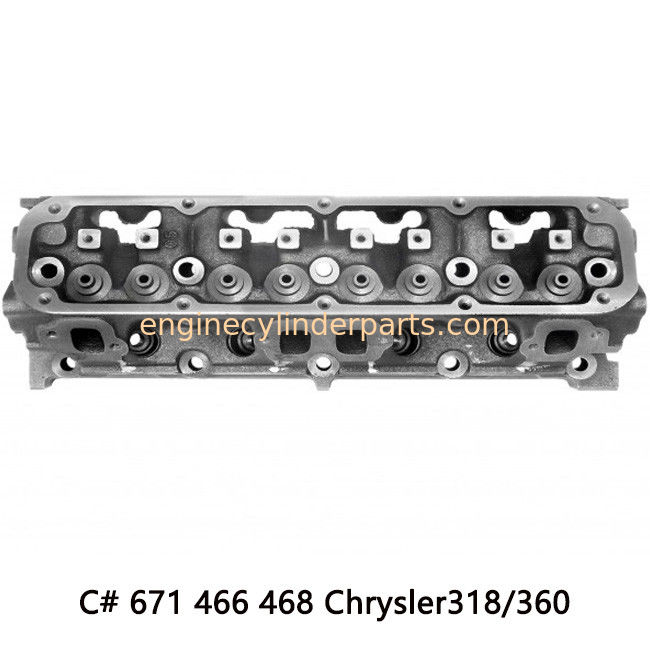 Chrysler 318 360 V8 5.2L 5.9L Cylinder Head C# 671 466 468